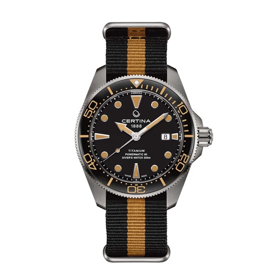 Certina DS ACTION DIVER 43 mm POWERMATIC 80 férfi karóra C032.607.48.051.00