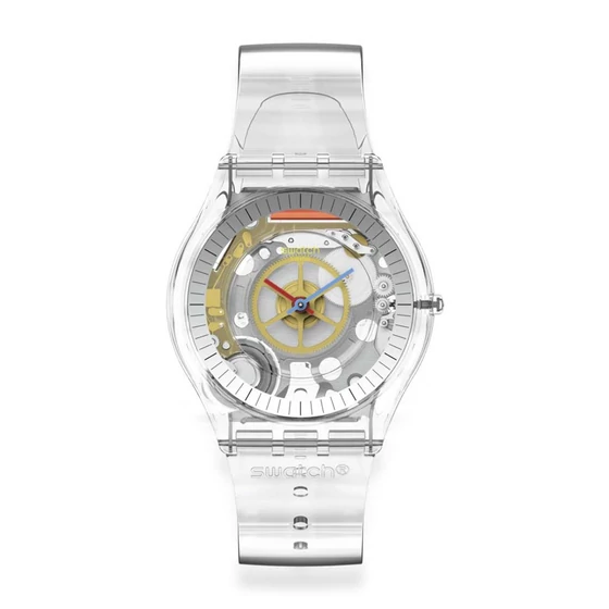 Swatch Clearly Skin unisex karóra SS08K109